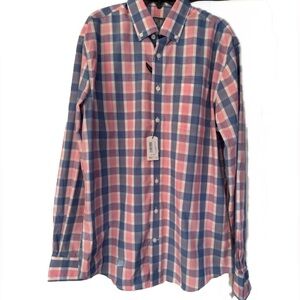 johnnie-O Mercer Liberty Men’s Pink & Blue Dress Shirt Size Small